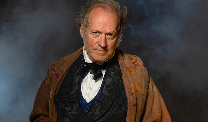 High drama for Adrian Edmondson | Comic stuck mid-air as Christmas Carol stage effect fails