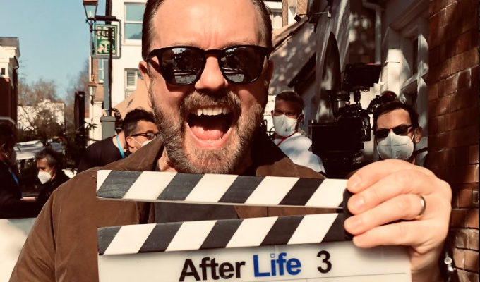 Filming starts on After Life series 3 | Ricky Gervais tweets from the set