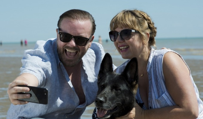 Ricky Gervais pens a first draft of After Life series 2 | 'Rewriting is fun'
