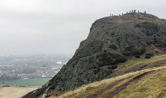 A Comedy Show on Top of Arthur's Seat