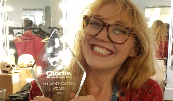 Bexie Archer wins the Chortle Student Comedy Award | Second woman to take the title