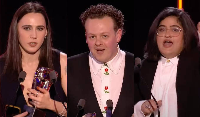 Baftas for Kat Sadler, Jack Rooke and Bisha K Ali | Watch their acceptance speeches