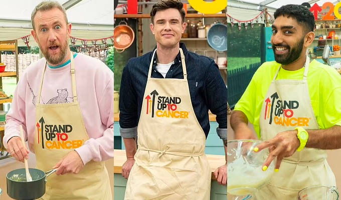 Comedians sign up for Great Celebrity Bake Off | ...including Matt Lucas, forced to switch from presenting it