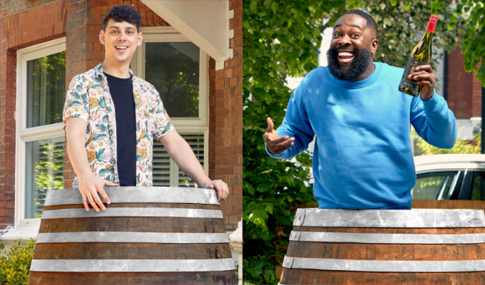 Barrels of laughs | Comedians to perform from inside casks