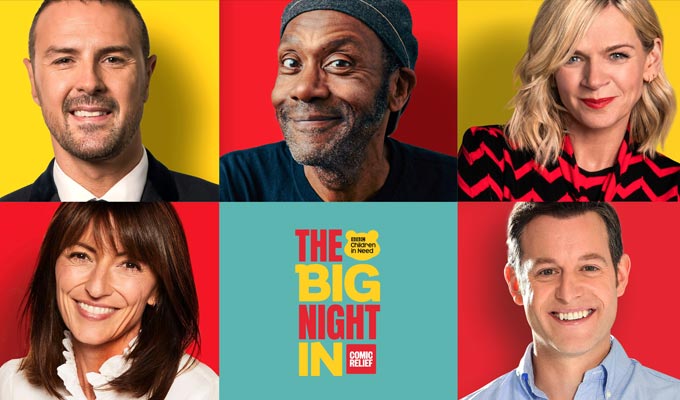 Presenters named for BBC's Big Night In | Lenny Henry, Paddy McGuinness and others to host lockdown extravaganza