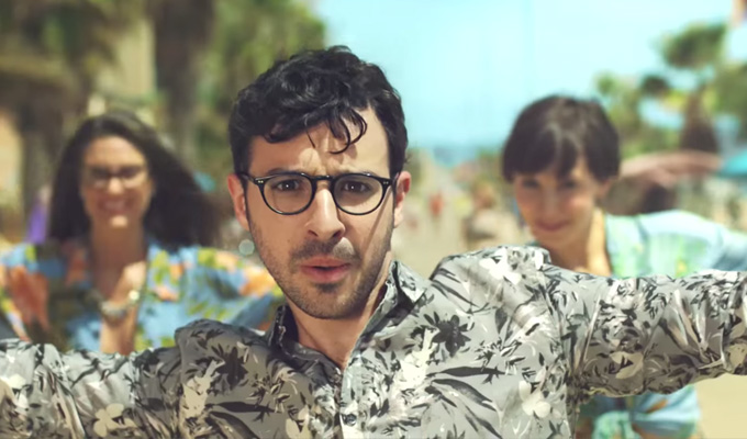 Simon Bird fronts Post Office ads | Showcasing 'his' rollerskating moves