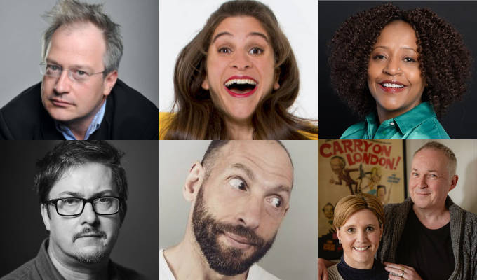 More names join the 2024 Chortle Comedy Book Festival | ...from Carry On films to tips on writing stand-up and more