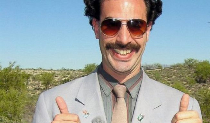 Sacha Baron-Cohen: I'll pay the mankini fine | Borat creator to the rescue of Czech toursits