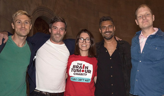 Underbelly raises £41k for brain tumour charity | Sell-out benefit gig at the Edinburgh Fringe