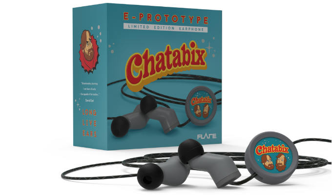 Joe Wilkinson and David Earl get into your head | With Chatabix podcast branded earphones...