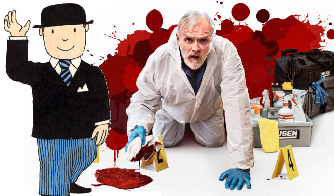 Why my grisly crime scene cleaner reminds me of Mr Benn.. | Greg Davies on his new BBC One comedy