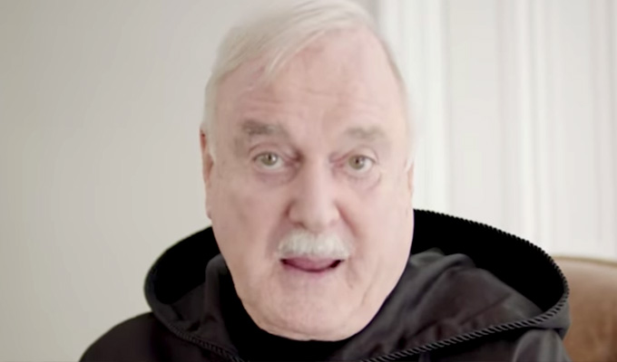 John Cleese looks like Death | ...as he advertises funeral plans