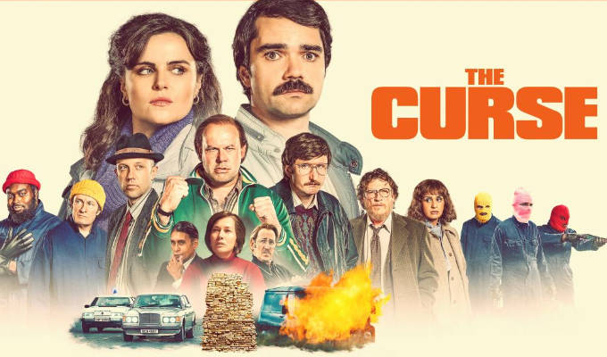Teaser image for Channel 4's The Curse | 1980s comedy crime caper coming next year