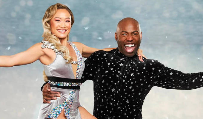 Darren Harriott sails through Dancing On Ice's Musical Week | Comic comes mid-table