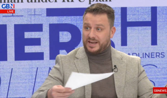 GB News signs up Dapper Laughs | Laddish comic joins Headliners newspaper review show