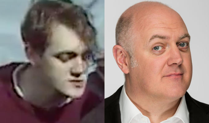 See a young Dara O Briain in a human centipede * | *No, not that sort...