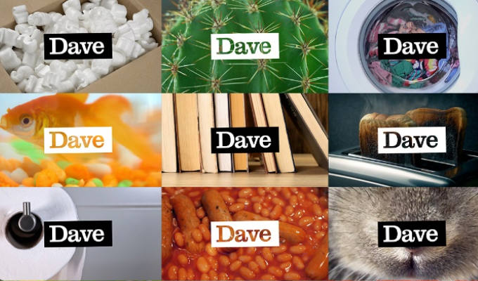 Dave gets a new identity | Rebrand for UKTV channel