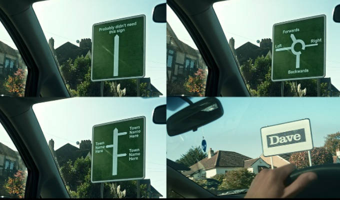 Dave roadsigns