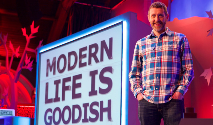 Telly watchdogs clear Dave Gorman's kneecap prank | Ofcom rejects complaint that his joke was 'very damaging' to website