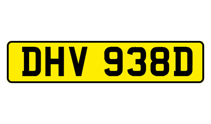 Who drives a car with this number plate? | Try our weekly Trivia Quiz