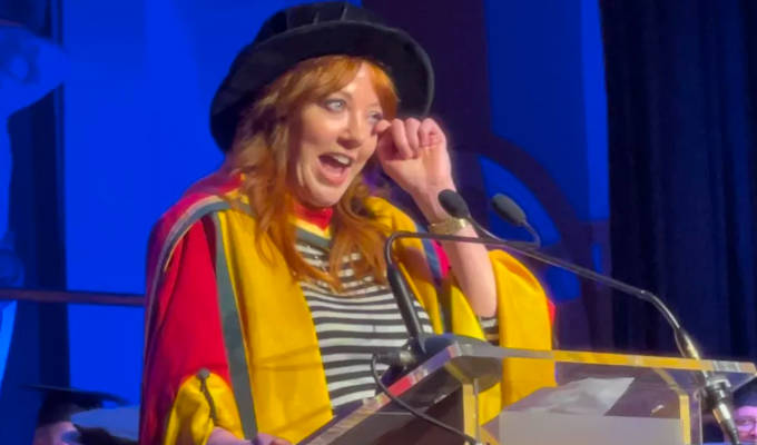 Diane Morgan gets an honorary degree | 'There’s been a dreadful mistake. I got a G in maths'