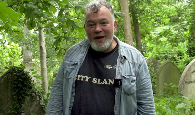 'Forgotten in a bush' | Stewart Lee foresees his future as he tracks down the graves of music hall stars