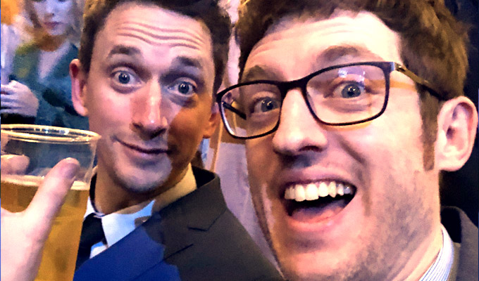 Elis James and John Robins have 'the funniest show on radio' : News 2020 :  Chortle : The UK Comedy Guide