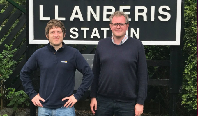 Croeso i Gymru... | Elis James welcomes Miles Jupp to Wales in new BBC travelogue