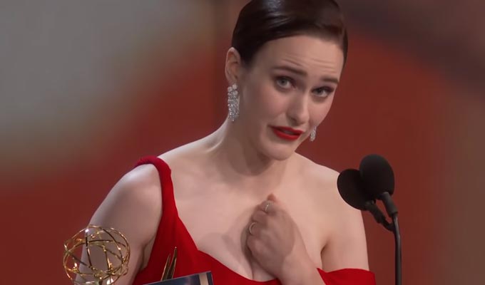 Five Emmys for Marvelous Mrs Maisel | John Oliver and Charlie Brooker also honoured