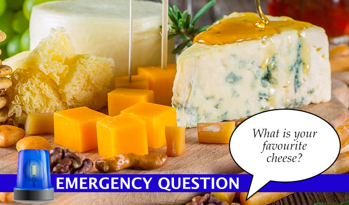 Emergency Question: What is your favourite cheese? | Edinburgh Fringe comedians answer