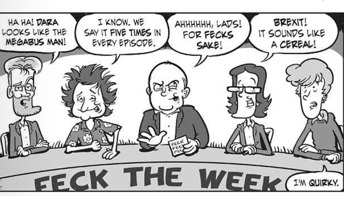 Dara O Briain's a strip star | Comic is given his own Viz cartoon