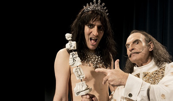 Noel Fielding to play Alice Cooper | ...on the day he met Salvador Dali