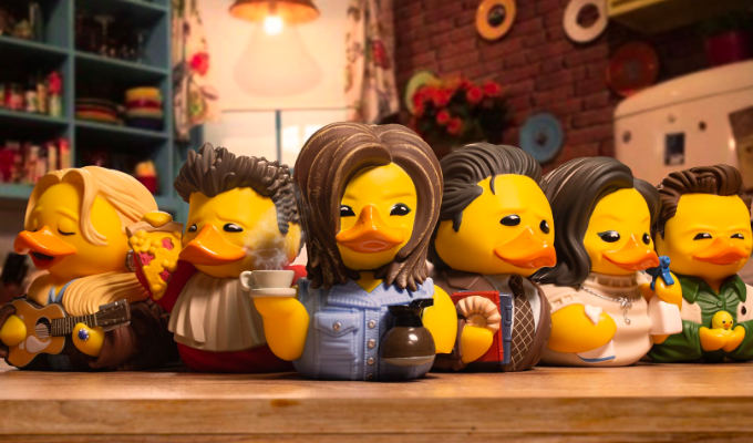 I'll beak there for you.... | Friends cast made into ducks. Don't ask why