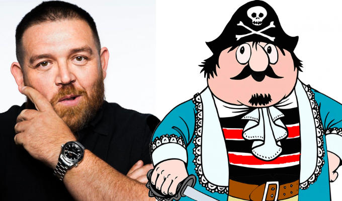 Nick Frost's Captain Pugwash film 'will never get made' | Star says the money just isn't there