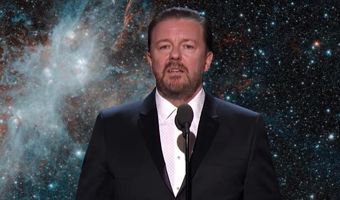 Gervais in space | Ricky offered the chance to be the first stand-up in space