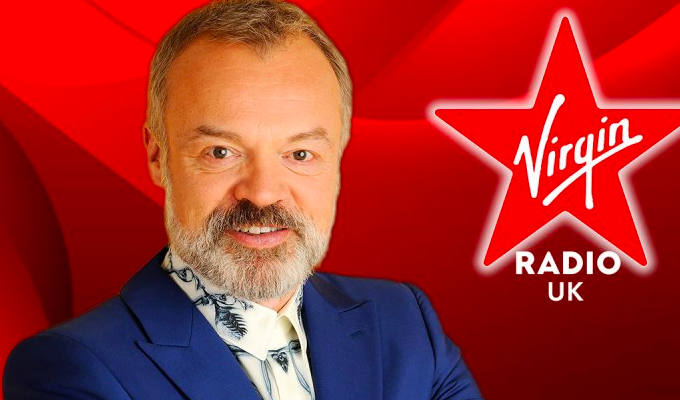 Graham Norton joins Virgin Radio | Comic jumps ship from Radio 2