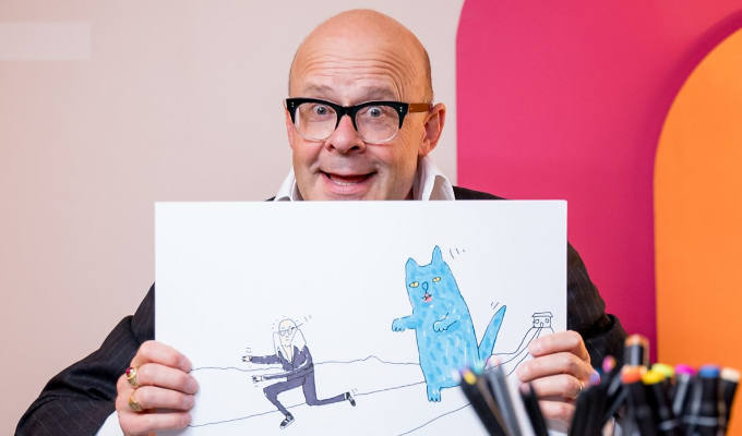 Comedians go get arty for CBBC | Harry Hill voices a talking painbrush, with fellow comics as guests Comedians go get arty for CBBC | Harry Hill voices a talking painbrush, with fellow comics as guests