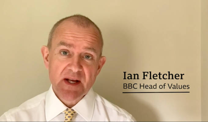 Ian Fletcher, the BBC's head of values, is back! | New video message from the star of W1A