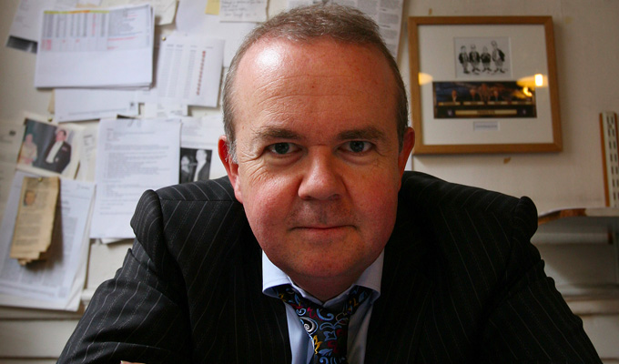 Hislop in Private Eye offices