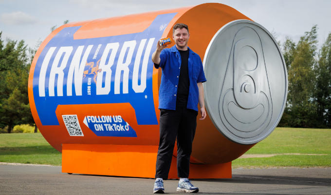 Now that's canned laughter | New Edinburgh Fringe venue is a giant Irn-Bru can