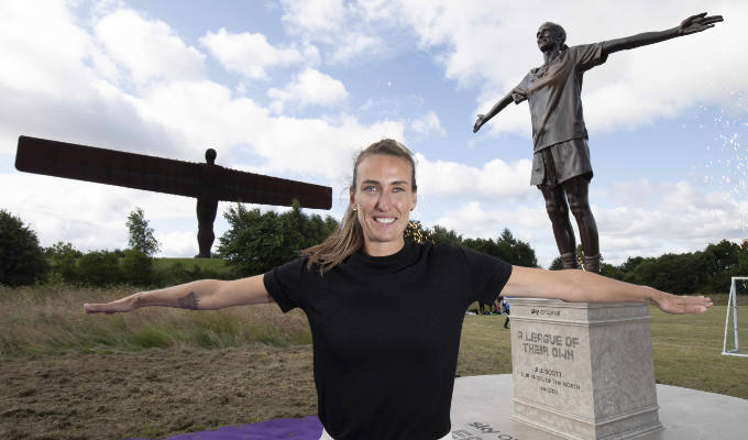 Jill Scott joins A League Of Their Own | A mini Angel Of The North marks Lioness's new job as team captain