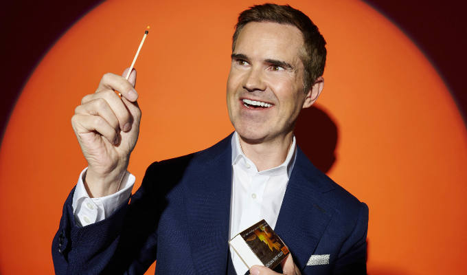 Jimmy Carr could torch a painting by Adolf Hitler | ...as part of a new Channel 4 art programme