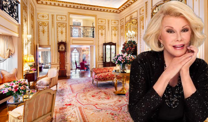 Look inside Joan Rivers' $38m New York penthouse | 'What Marie Antoinette would have done, if she had money’