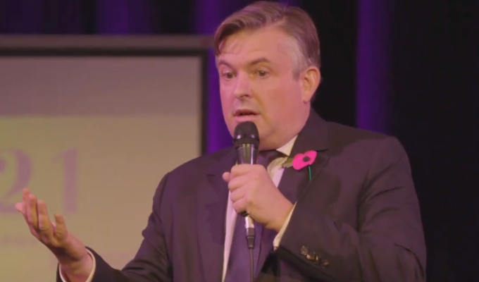 Labour frontbencher Jonathan Ashworth tries stand-up | Watch the MP's first bash at comedy