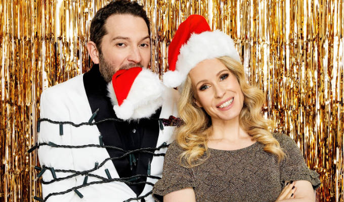 I’m drunk from the very beginning... | Jon Richardson and Lucy Beaumont on their Christmas sleepover