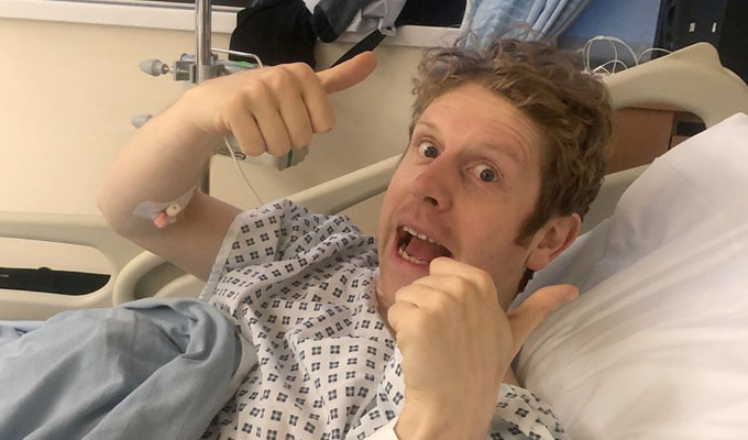 Anything to fit in... | Josh Widdicombe has his appendix out