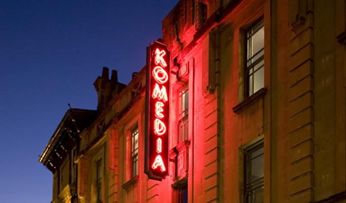 A good sign! Comedy venue hire BSL interpreter | Komedia Bath gigs to be signed bimonthly