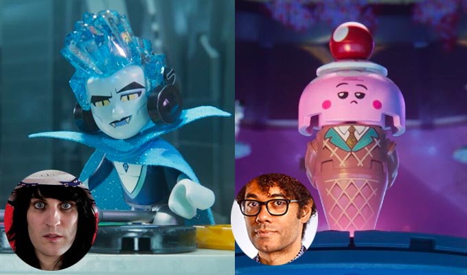 See Noel Fielding and Richard Ayoade in the Lego Movie 2 | Stars' casting as a vampire and an ice cream cone revealed