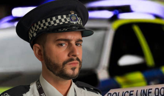 Luke Kempner in Gritty Police Drama: A One-Man Musical | Edinburgh Fringe comedy review Luke Kempner in Gritty Police Drama: A One-Man Musical | Edinburgh Fringe comedy review
