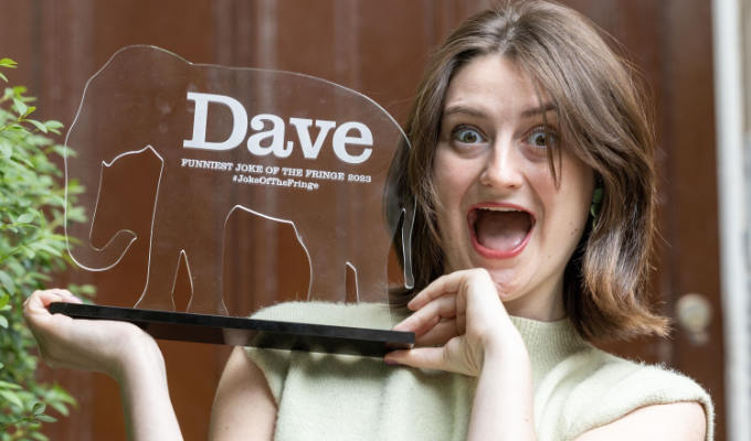 Lorna Rose Treen wins joke of the Fringe | Second woman to sccop Dave's title in its 15-year history Lorna Rose Treen wins joke of the Fringe | Second woman to sccop Dave's title in its 15-year history